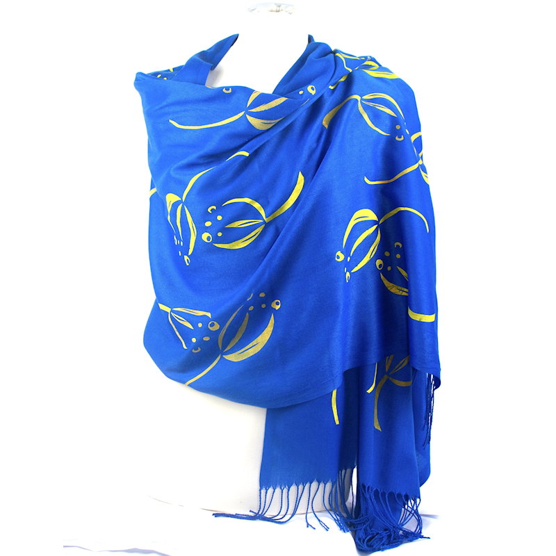 Screen Printed Pashmina Scarves