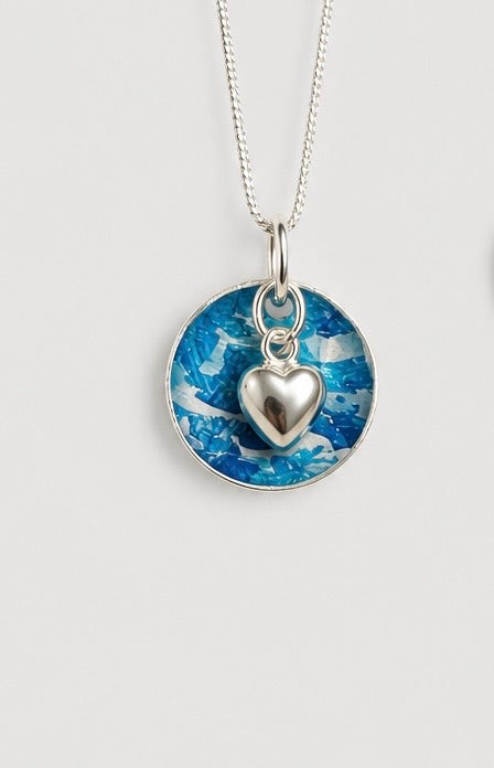 Azure Heart Necklace