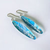 Seaweed style design earrings