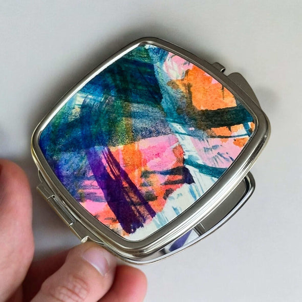 Bright mix compact mirror - Rachel Stowe 