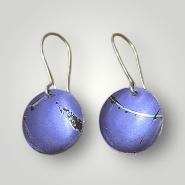 Purple /brush Earrings