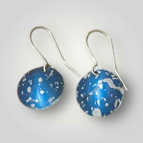 Blue speckled Earrings