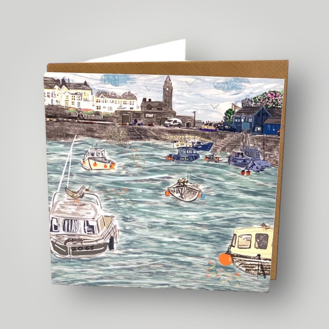 Porthleven Cornish Greeting Card