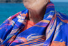 Blue Hawaii Silk Scarf - Rachel Stowe 