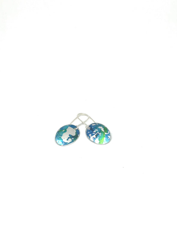 Seascape Oval Earrings