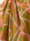 Mustard Movement designer silk scarf - Rachel Stowe 