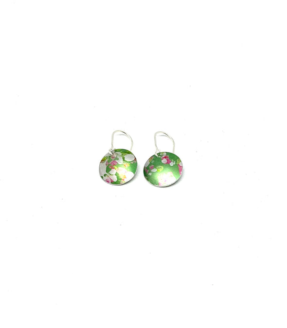 Spring | Green | Blossom Aluminium Earrings