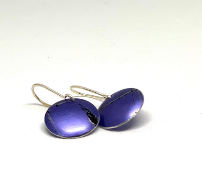 Purple /brush Earrings