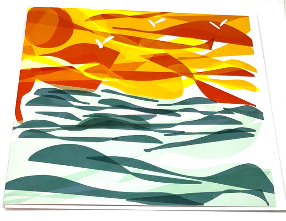 bright-skies hand drawn digital illustration coastal inspired greeting-cards by rachel-stowe