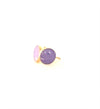 14 ct gold filled studs purple speckle by rachel-stowe