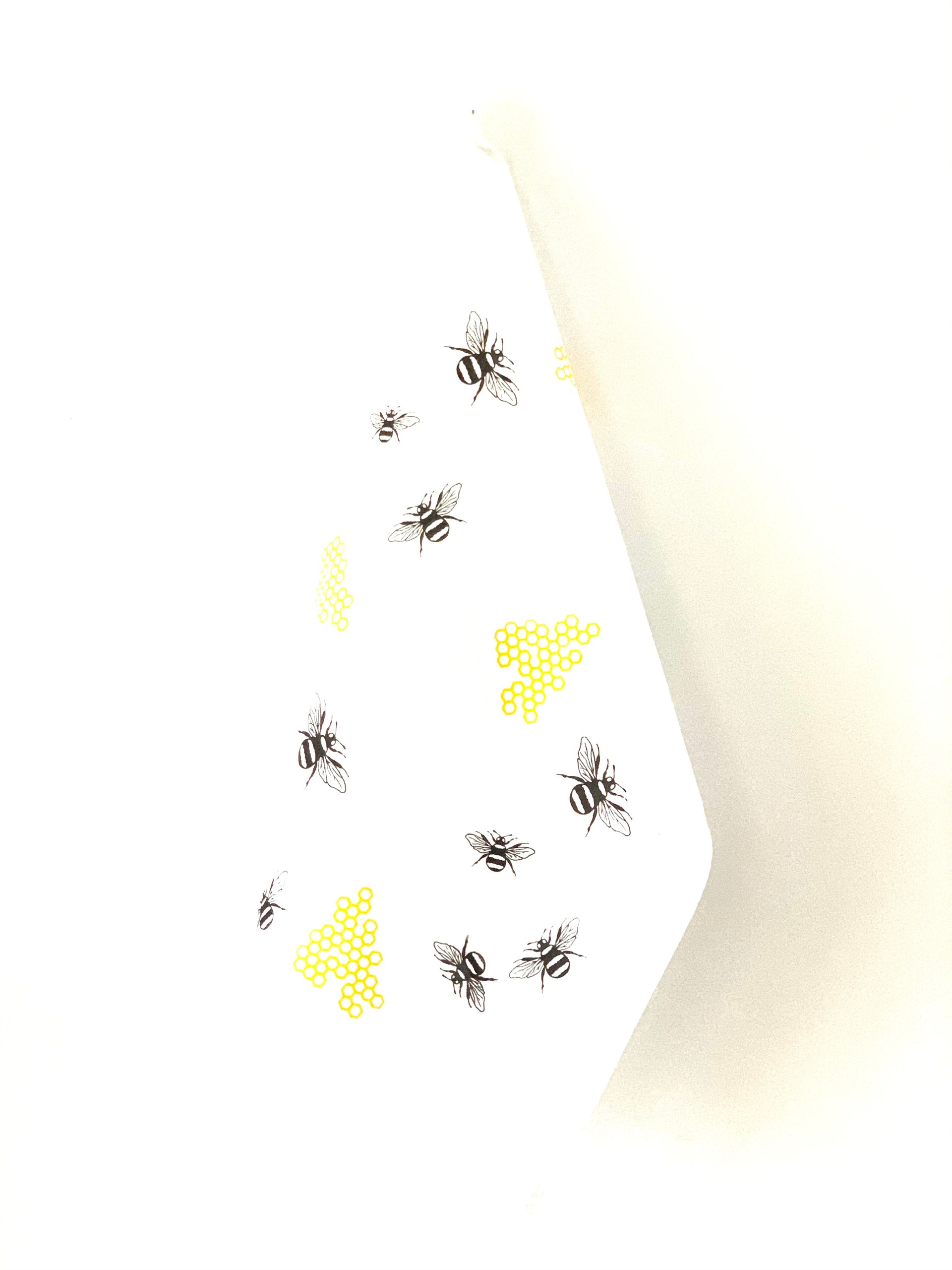 Bee and Honeycomb Tea Towel - Rachel Stowe 