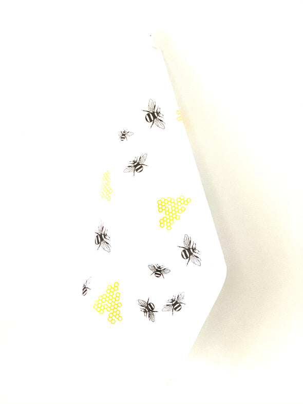 Bee and Honeycomb Tea Towel