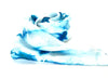 Designer Blue-Silk Scarf perfect hand-dyed shibori scarf by rachel-stowe