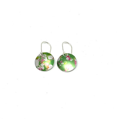 Spring | Green | Blossom Aluminium Earrings