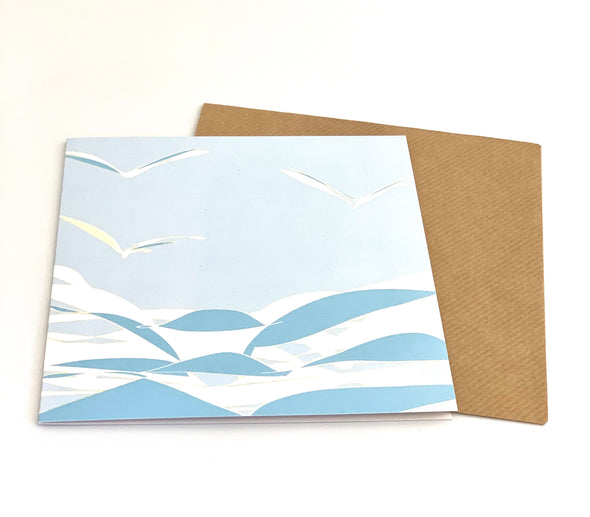 Blue Skies Greeting Card