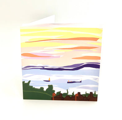 Relaxed Sunset Greeting Card