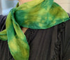 Designer pure silk scarf shibori style hand dyed unique womens accessories-rachel stowe