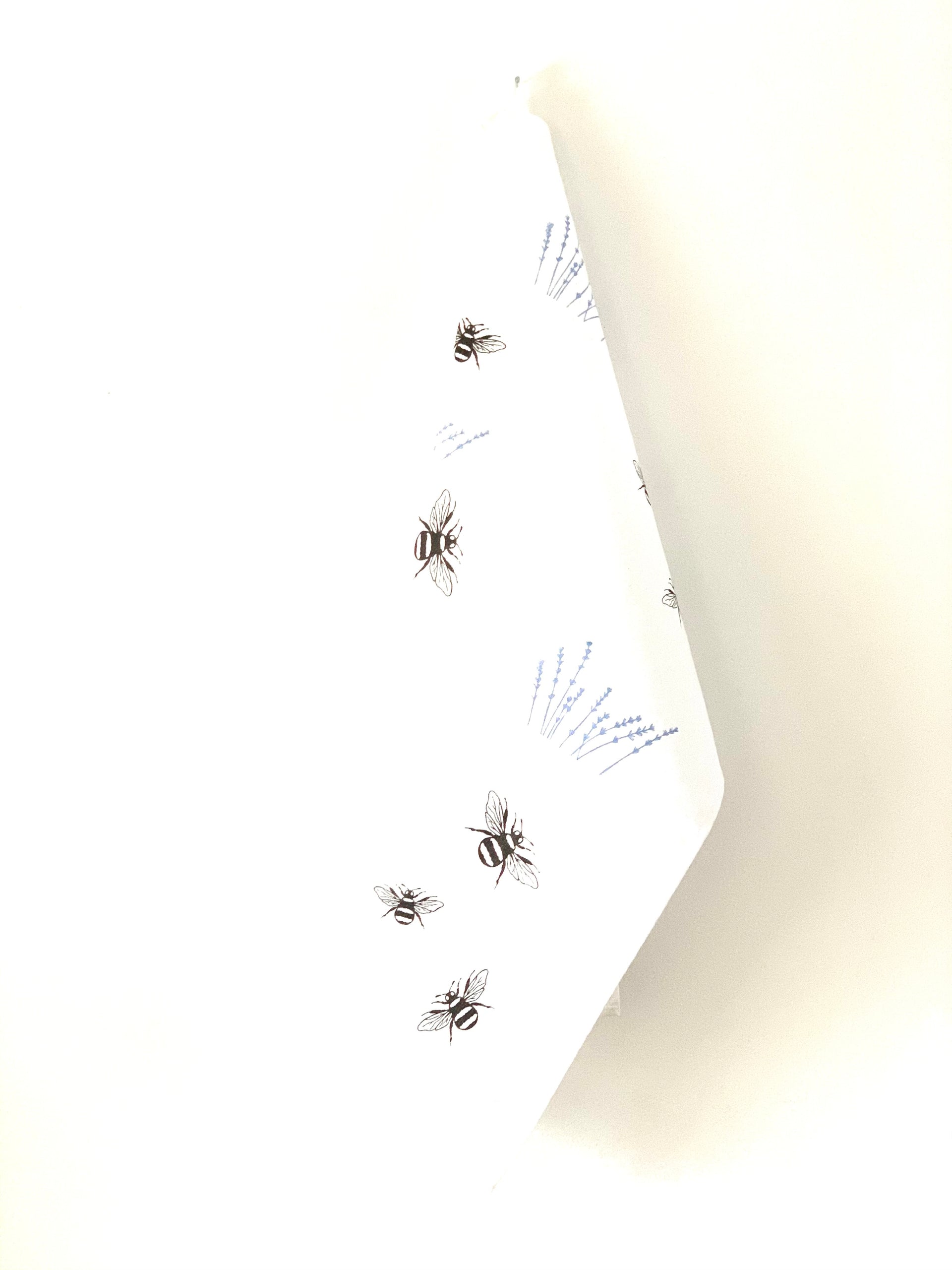 Bee and Lavender Tea Towel/ Kitchen Towel - Rachel Stowe 