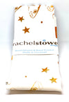 Unique hand printed Tea Towel cornish inspired Star Gazey pie designs by rachel-stowe